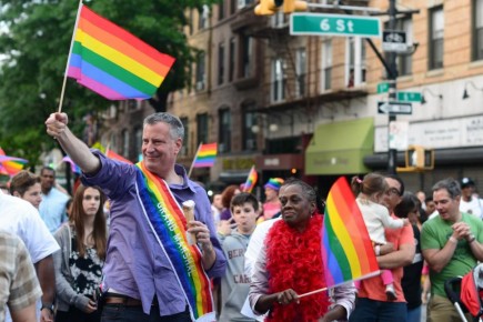 Bill de Blasio Gay Parade