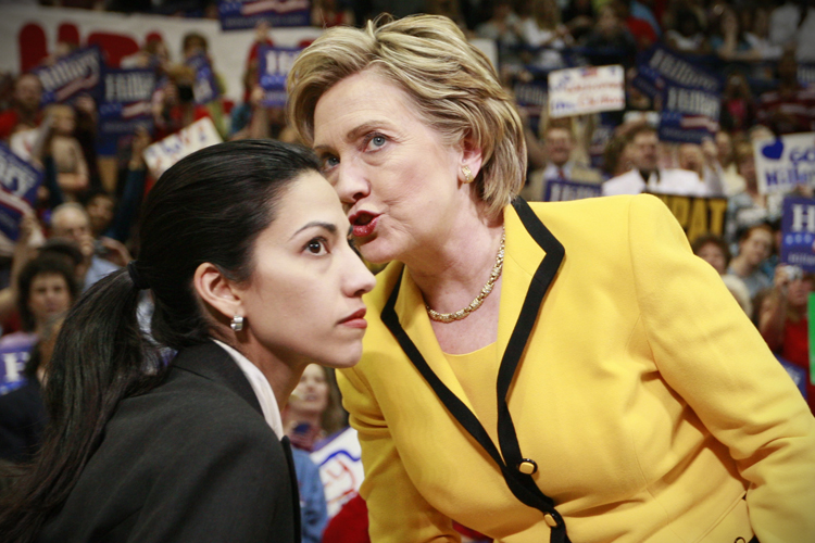 Hillary Rodham Clinton, Huma Abedin