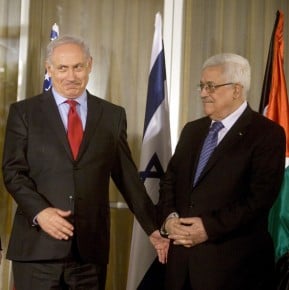 Mahmoud+Abbas+Benjamin+Netanyahu