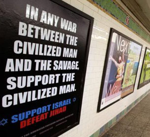 American Freedom Defense Initiative Subway Ad