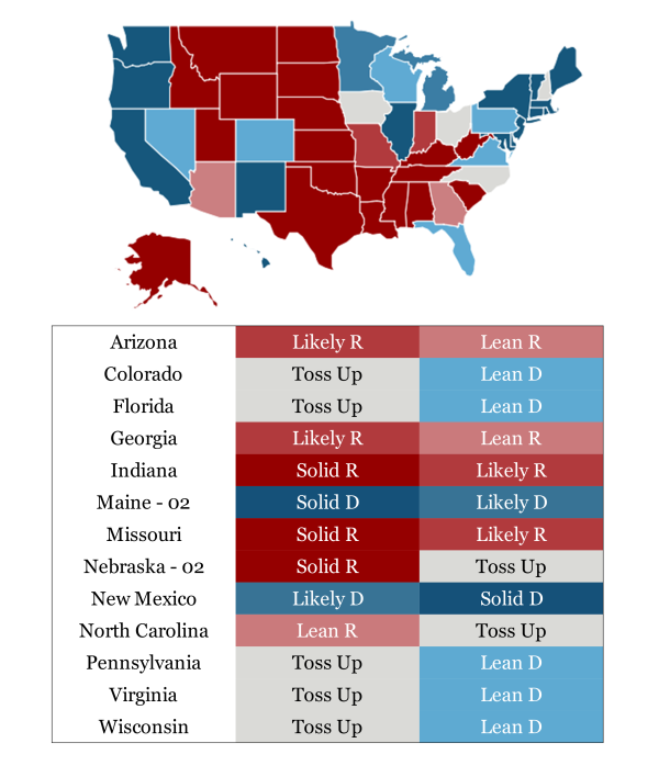 The Trump Effect: 13 States Shift Towards Democrats With Trump As ...