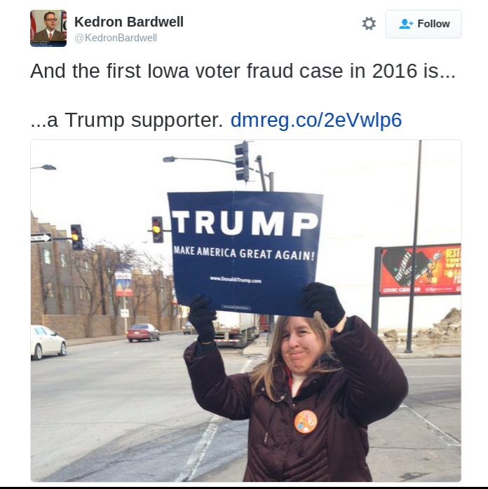 Trump Supporter Voter Fraud